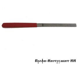 Рашпиль Iwasaki, красный, прямой, плоский, 200*10мм, шаг-1.2мм