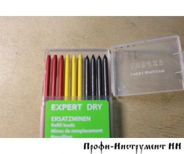 Грифели цветные для разметочного карандаша Expert Dry, 10штук