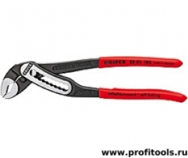 KNIPEX ALLIGATOR клещи переставные, 42 мм (1 1/2), под ключ 36 мм, 180 мм, серые, 1К ручки